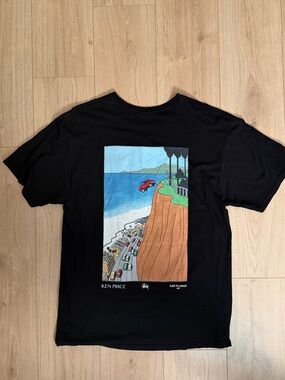 Stüssy x Ken Price Car Plunge 1994 Pocket T-Shirt Black Size L AW18